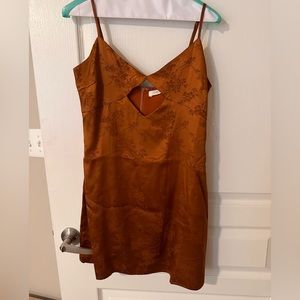 12th Tribe burnt orange dress